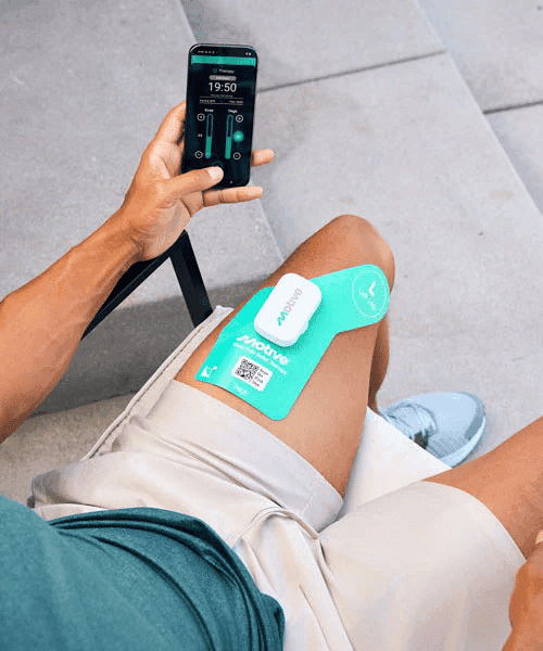  Image of a person using a Motive Health product