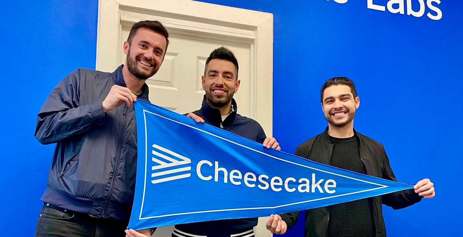 Cheesecake Labs team members working together