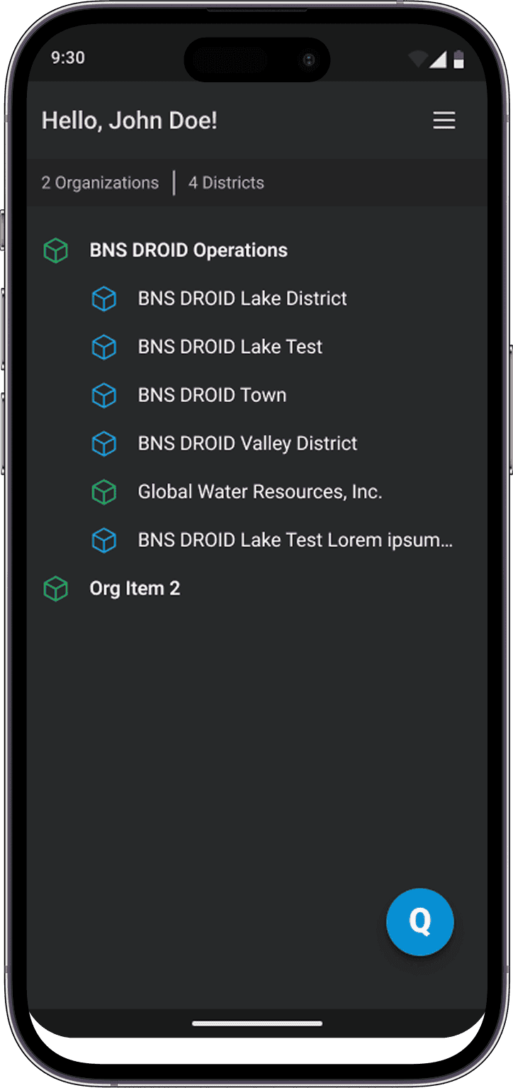 Phone with Birdnest app