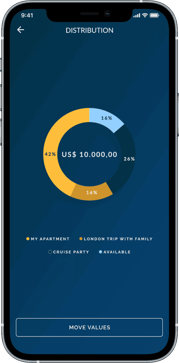 EQI investment app hero screen 2 for Cheesecake Labs fintech case study
