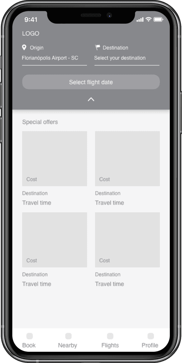 Findheli helicopter booking app screen 04 for Cheesecake Labs nearshore development case study