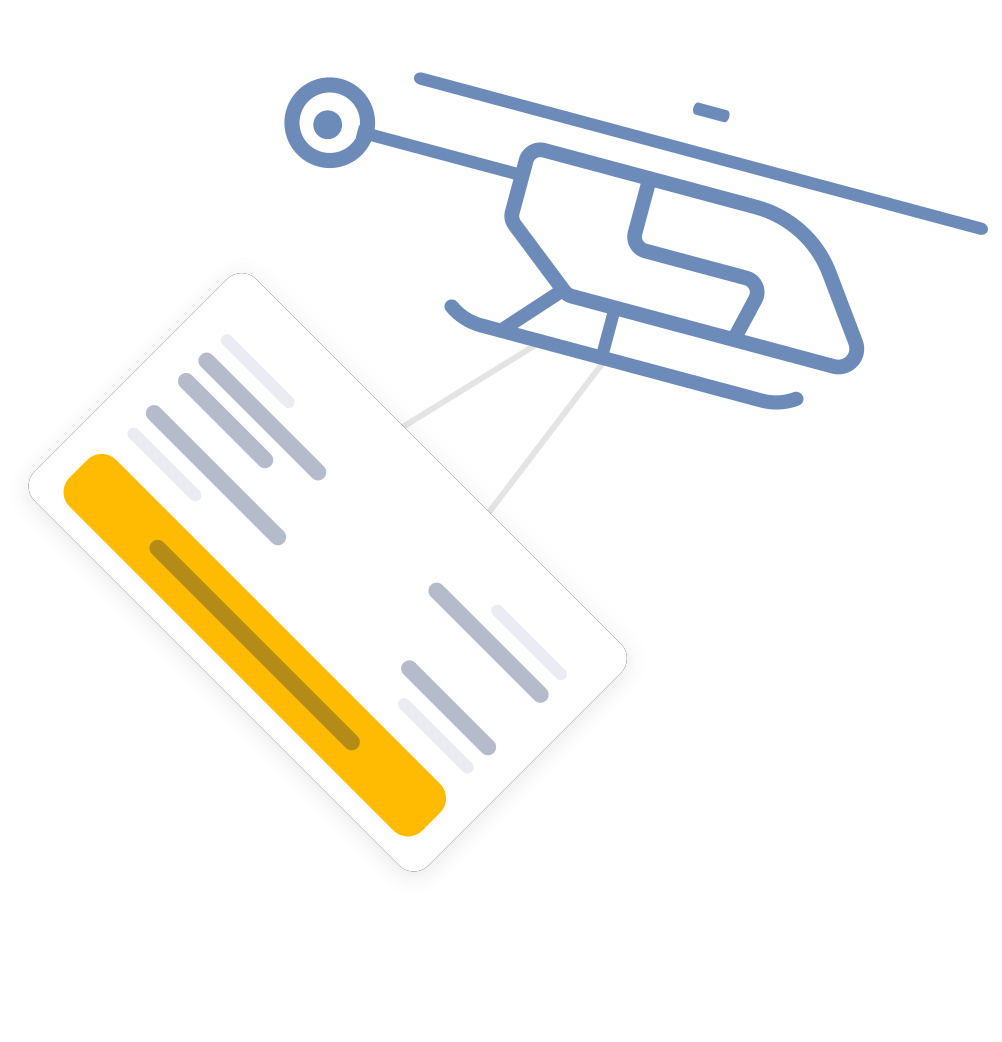 Findheli app icon group design for Cheesecake Labs nearshore software development case study